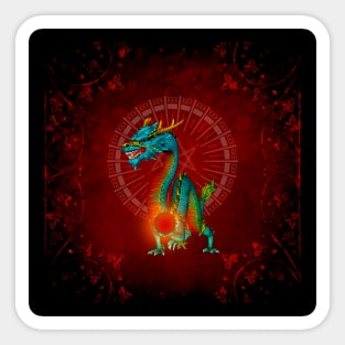 Colorful chinese dragon Sticker